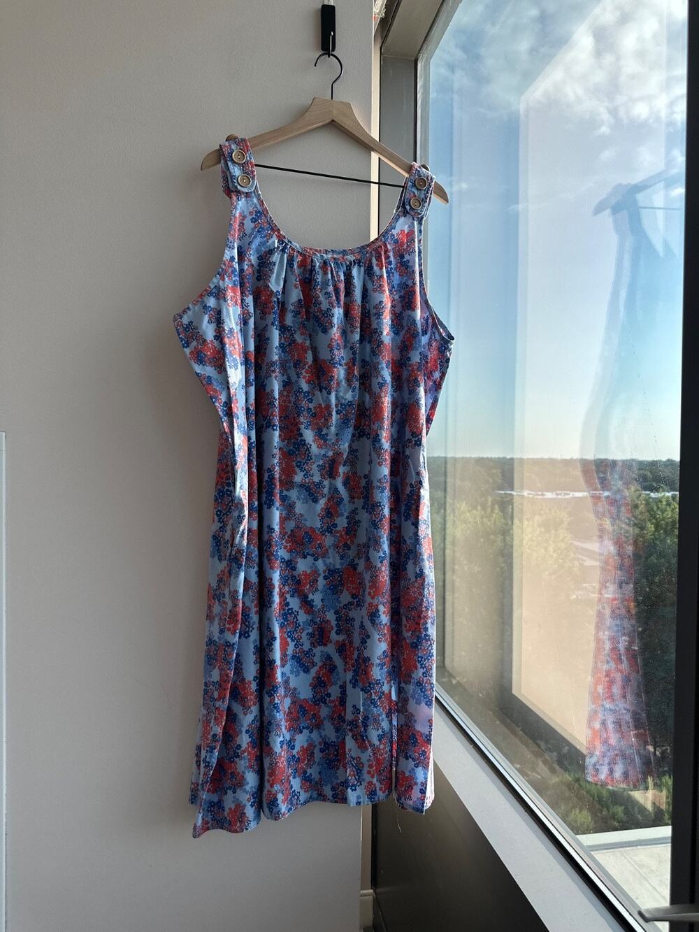 Vintage Anthony Richards Multicolor Floral Mumu Dress Women's Size 4X